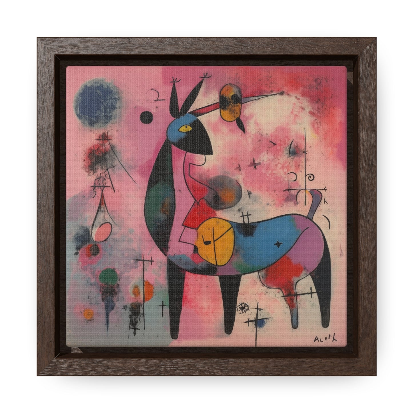 The Dreams of the Child 25, Gallery Canvas Wraps, Square Frame