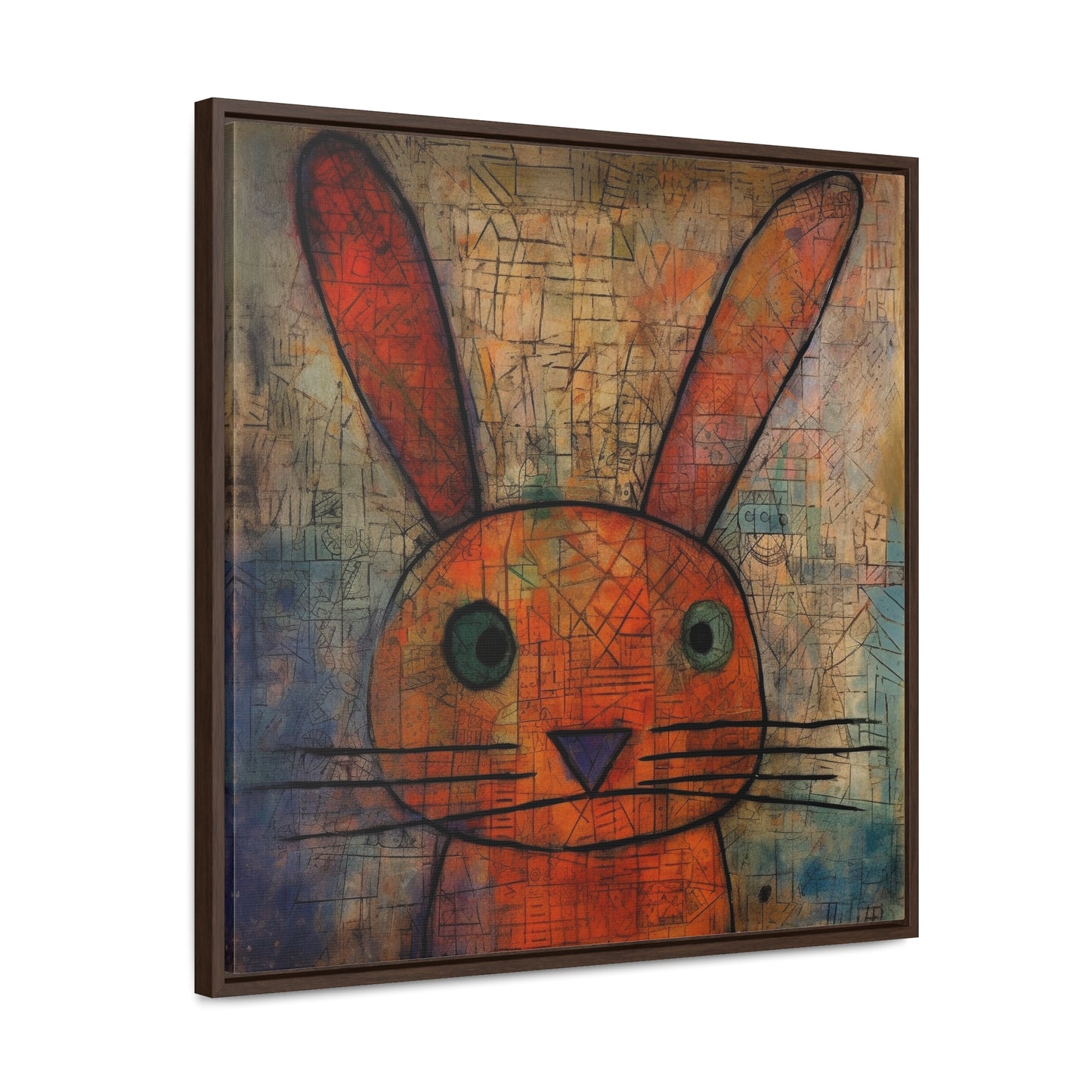 Rabbit 8, Gallery Canvas Wraps, Square Frame