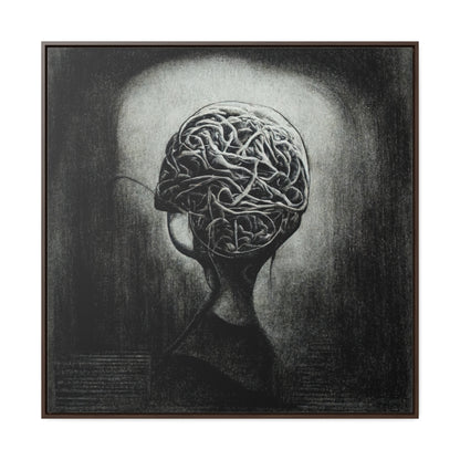 Brain 8, Valentinii, Gallery Canvas Wraps, Square Frame