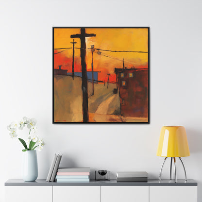 Land of the Sun 70, Valentinii, Gallery Canvas Wraps, Square Frame