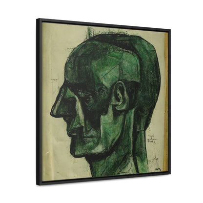 Heads 3, Valentinii, Gallery Canvas Wraps, Square Frame