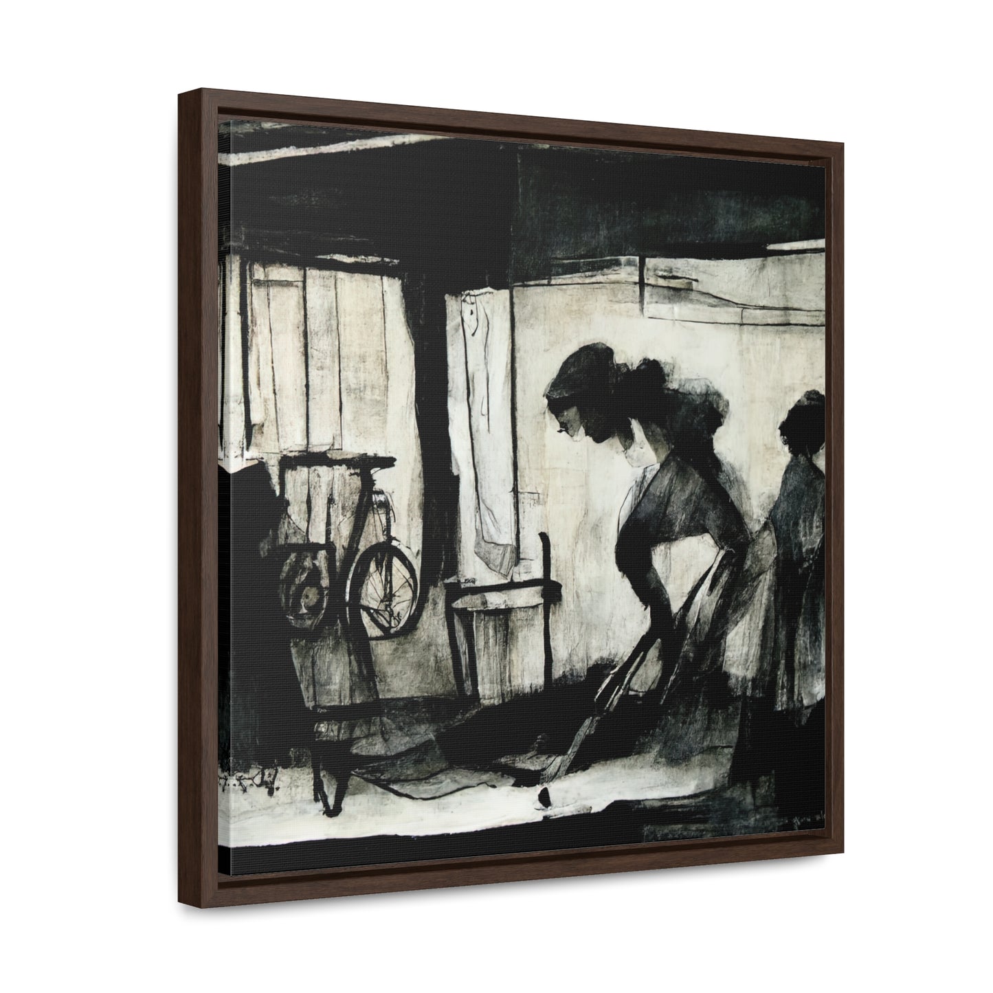 Domestic Memories 17, Valentinii, Gallery Canvas Wraps, Square Frame