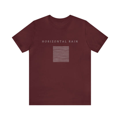 Horizontal Rain, Unisex Jersey Short Sleeve Tee