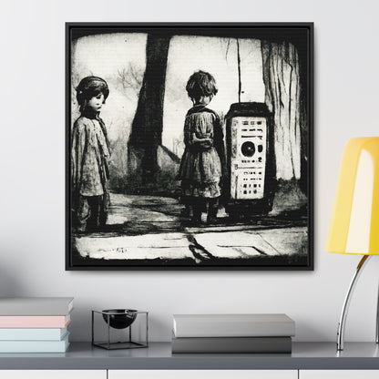 Childhood Wave 3, Valentinii, Gallery Canvas Wraps, Square Frame