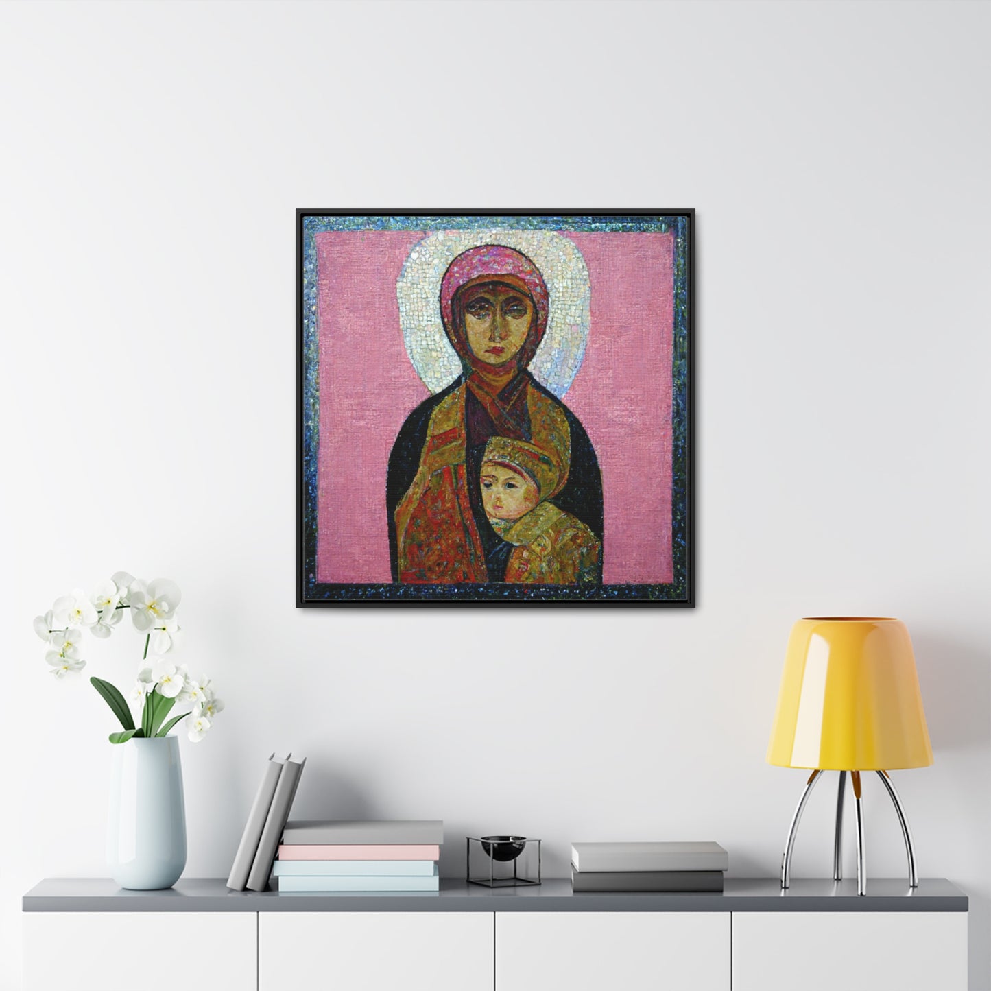 Mary and the Child 18, Valentinii, Gallery Canvas Wraps, Square Frame