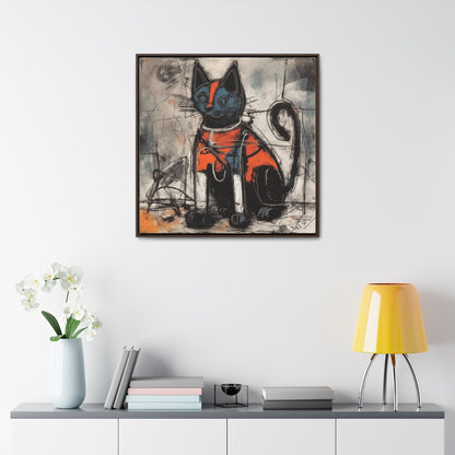 Cat 27, Gallery Canvas Wraps, Square Frame