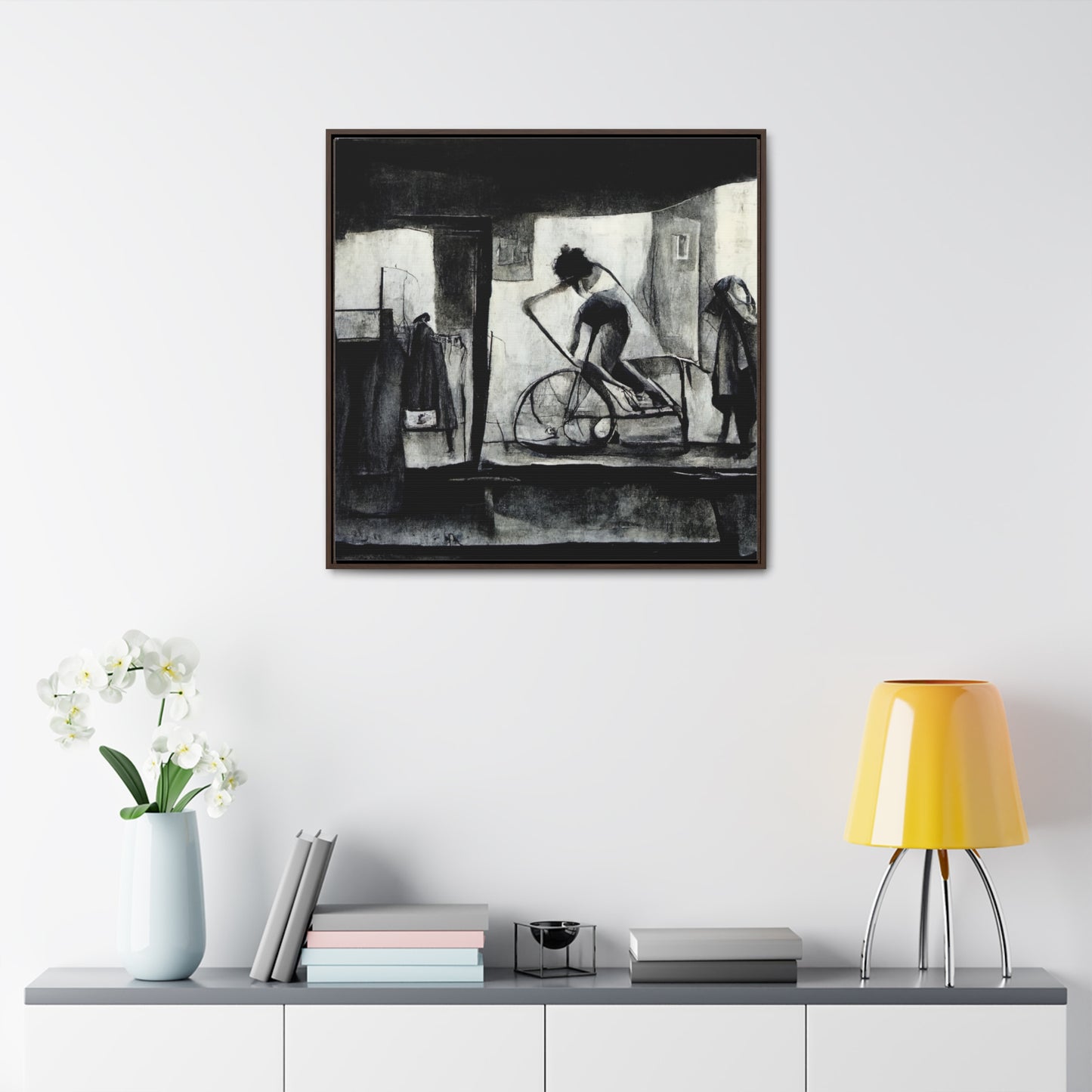 Domestic Memories 19, Valentinii, Gallery Canvas Wraps, Square Frame