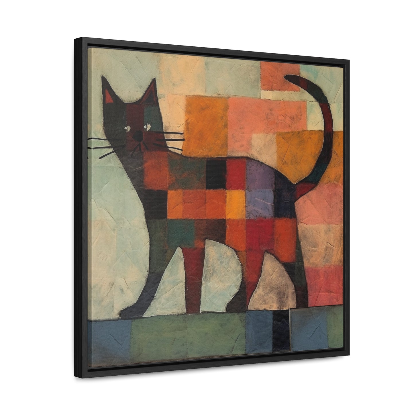 Cat 24, Gallery Canvas Wraps, Square Frame