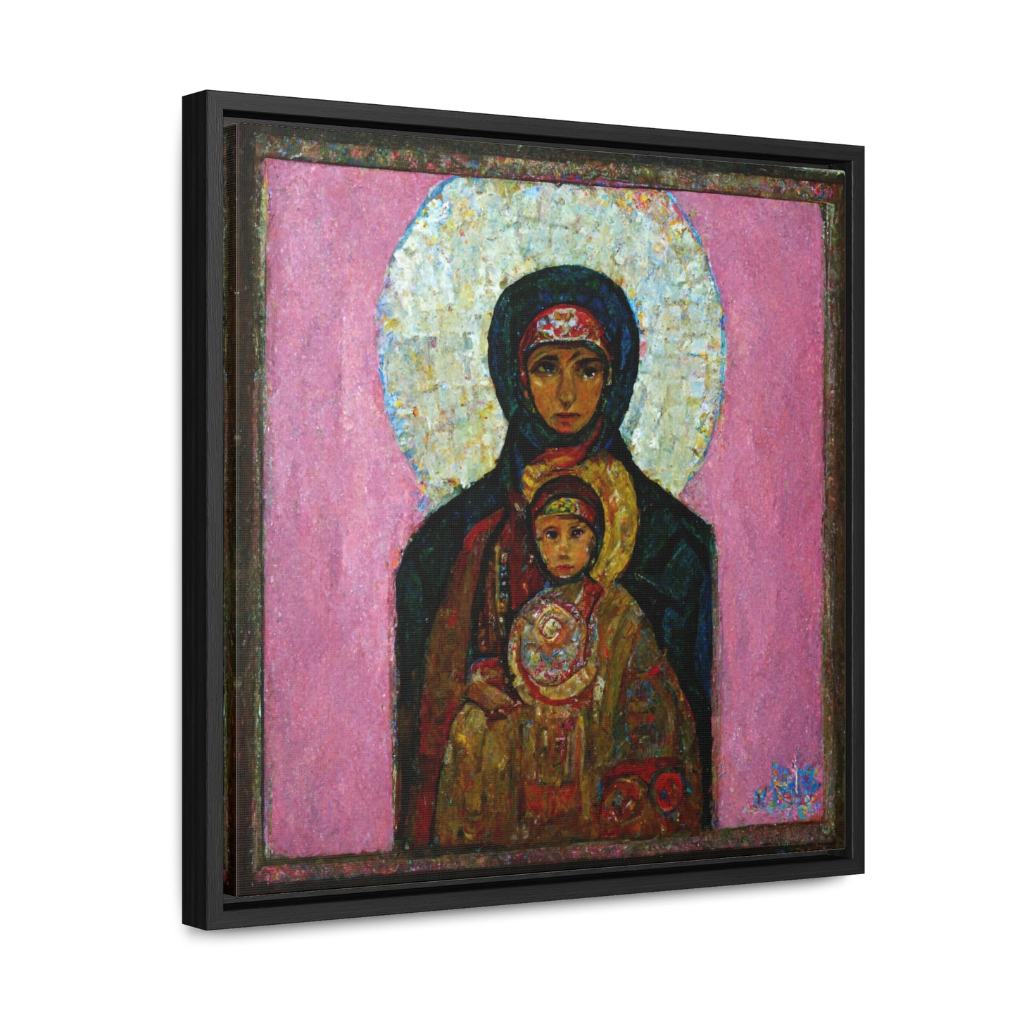 Mary and the Child 26, Valentinii, Gallery Canvas Wraps, Square Frame