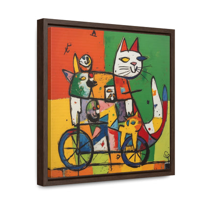 Cat 154, Gallery Canvas Wraps, Square Frame