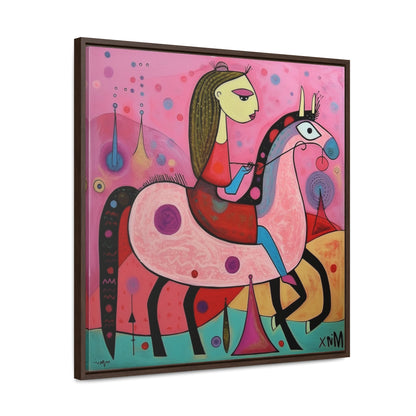 The Dreams of the Child 57, Gallery Canvas Wraps, Square Frame