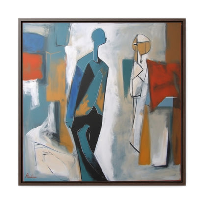 Sad Man 28, Valentinii, Gallery Canvas Wraps, Square Frame