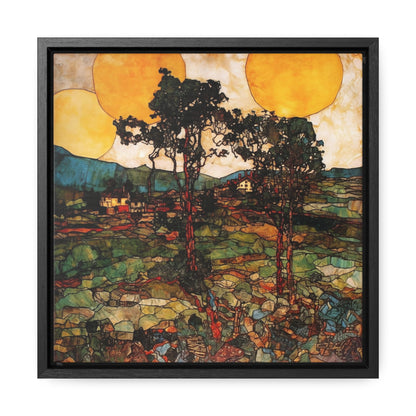 Land of the Sun 41, Valentinii, Gallery Canvas Wraps, Square Frame