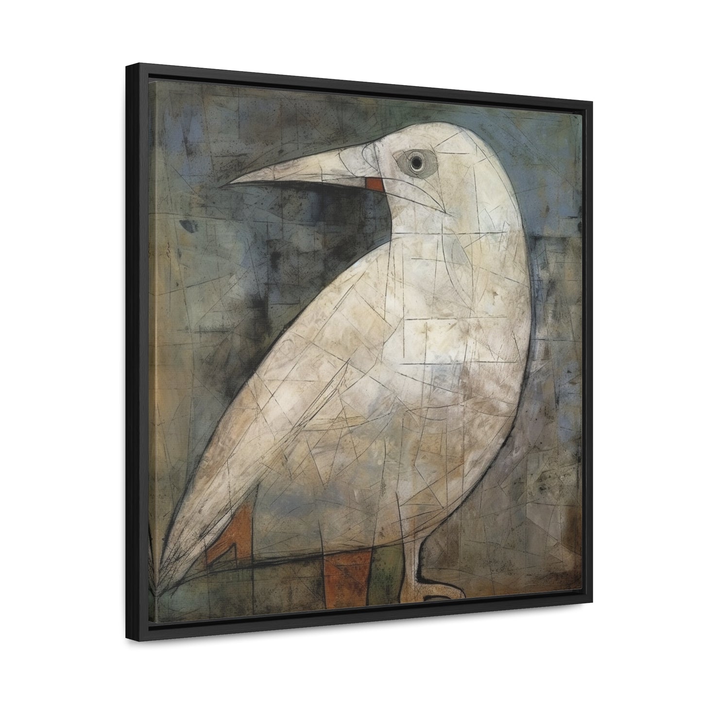 Bird 7, Gallery Canvas Wraps, Square Frame