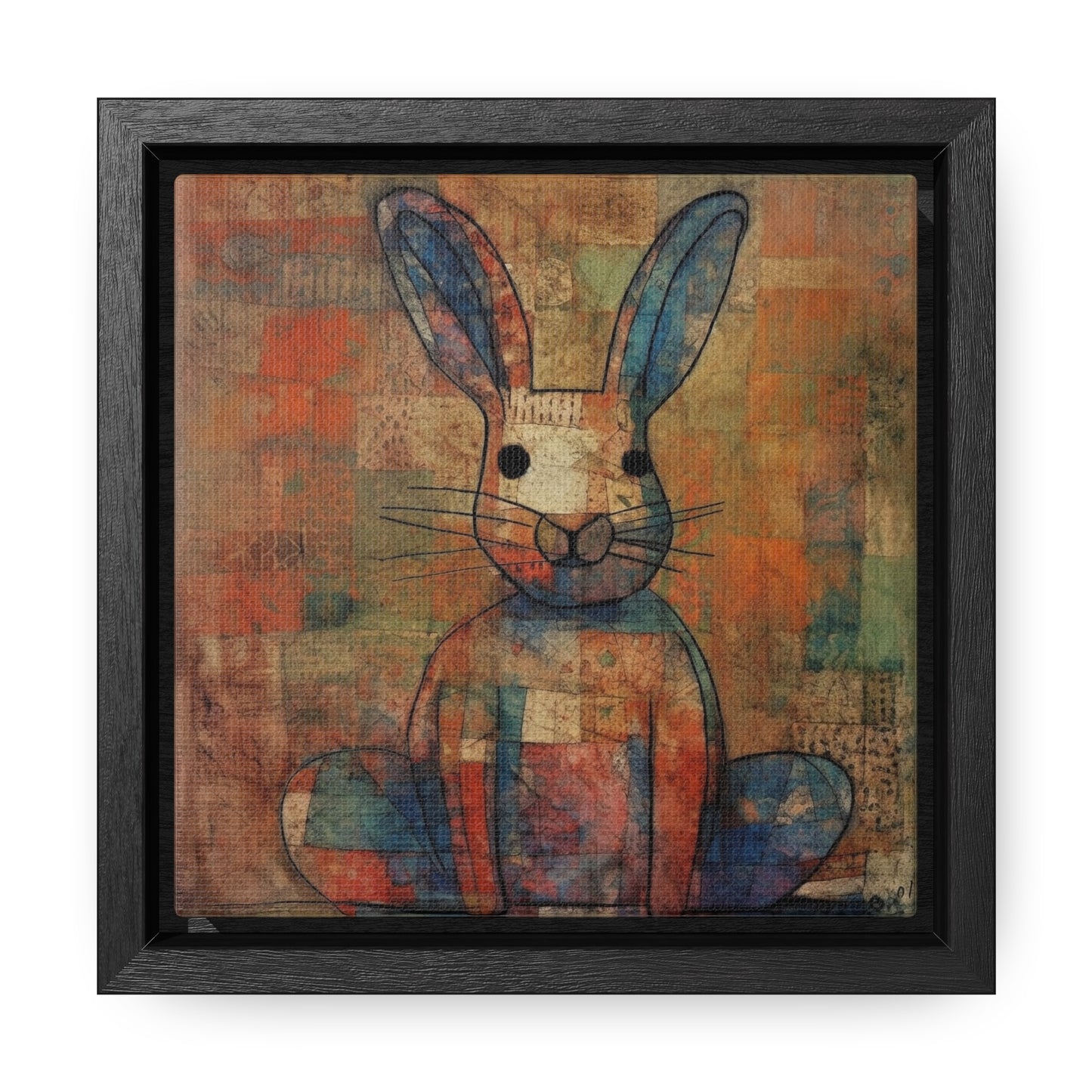 Rabbit 24, Gallery Canvas Wraps, Square Frame