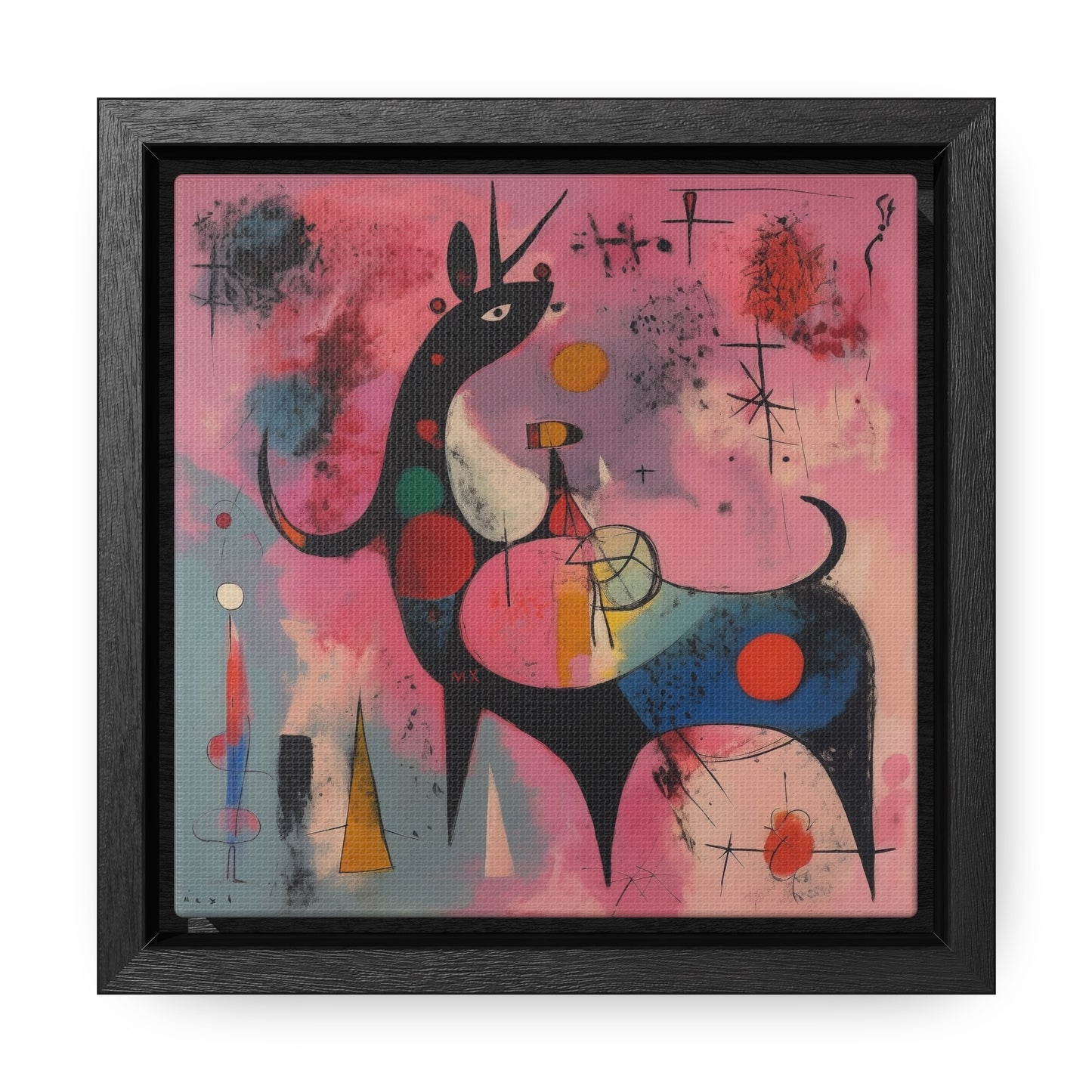 The Dreams of the Child 58, Gallery Canvas Wraps, Square Frame