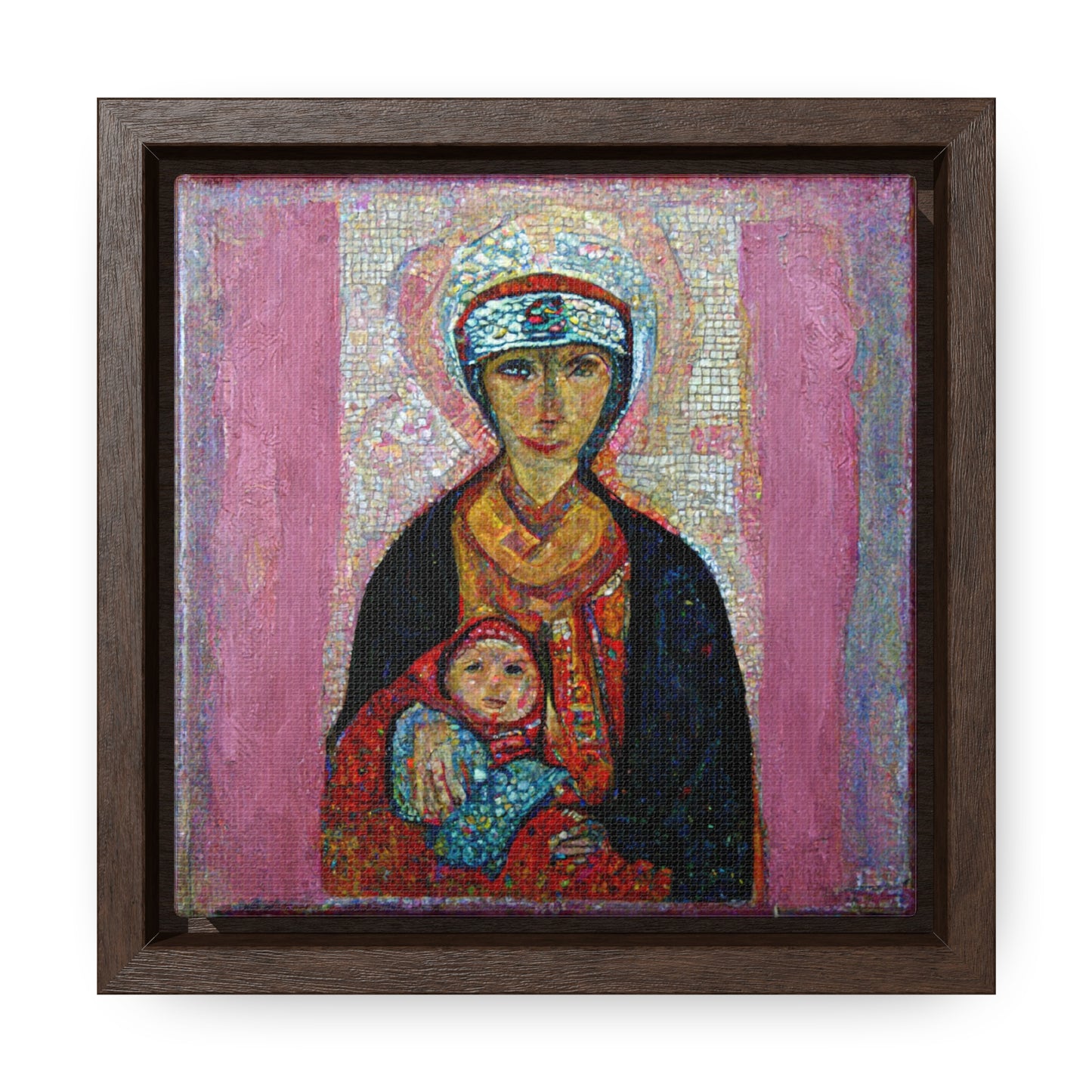 Mary and the Child 23, Valentinii, Gallery Canvas Wraps, Square Frame