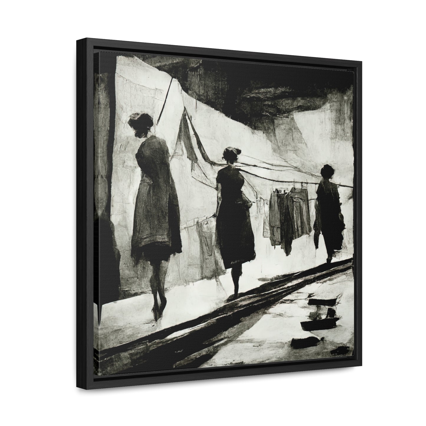 Domestic Memories 3, Valentinii, Gallery Canvas Wraps, Square Frame