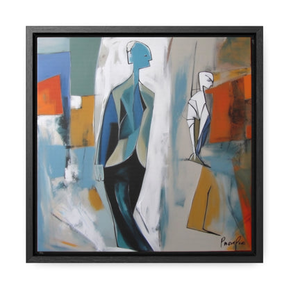 Sad Man 24, Valentinii, Gallery Canvas Wraps, Square Frame