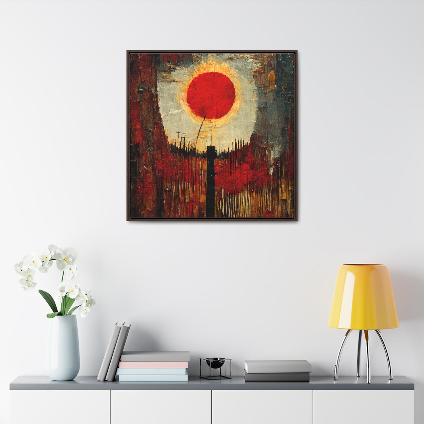 Land of the Sun 29, Valentinii, Gallery Canvas Wraps, Square Frame