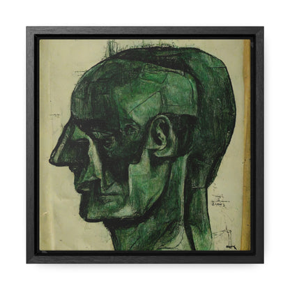 Heads 3, Valentinii, Gallery Canvas Wraps, Square Frame