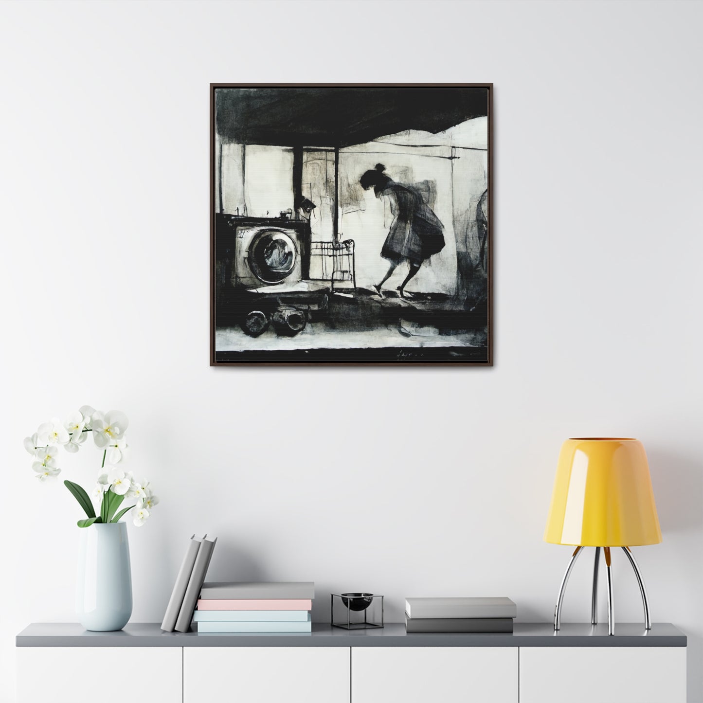 Domestic Memories 15, Valentinii, Gallery Canvas Wraps, Square Frame