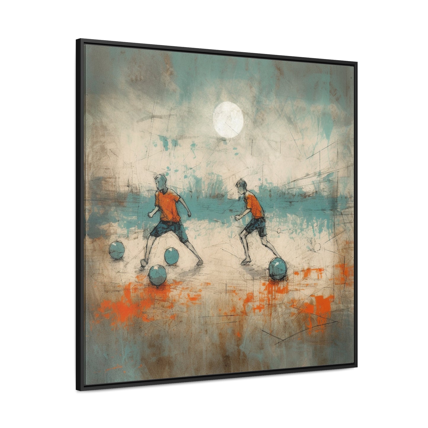 Childhood 39, Gallery Canvas Wraps, Square Frame