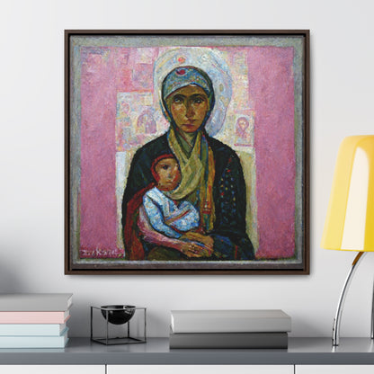 Mary and the Child 25, Valentinii, Gallery Canvas Wraps, Square Frame