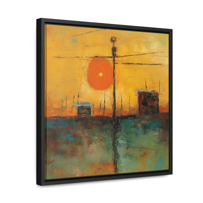 Land of the Sun 58, Valentinii, Gallery Canvas Wraps, Square Frame