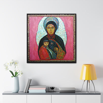 Mary and the Child 22, Valentinii, Gallery Canvas Wraps, Square Frame