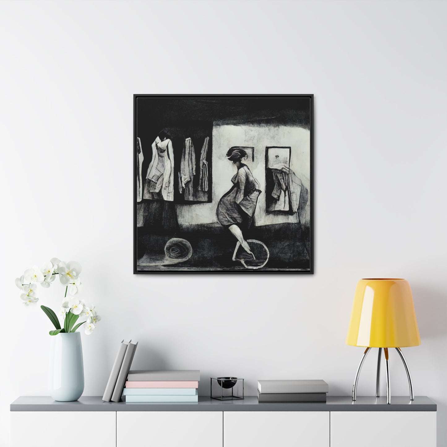 Domestic Memories 43, Valentinii, Gallery Canvas Wraps, Square Frame