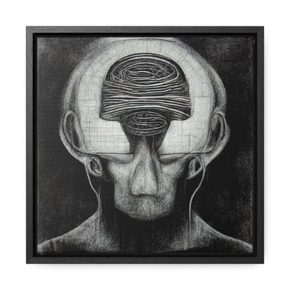 Brain 33, Valentinii, Gallery Canvas Wraps, Square Frame