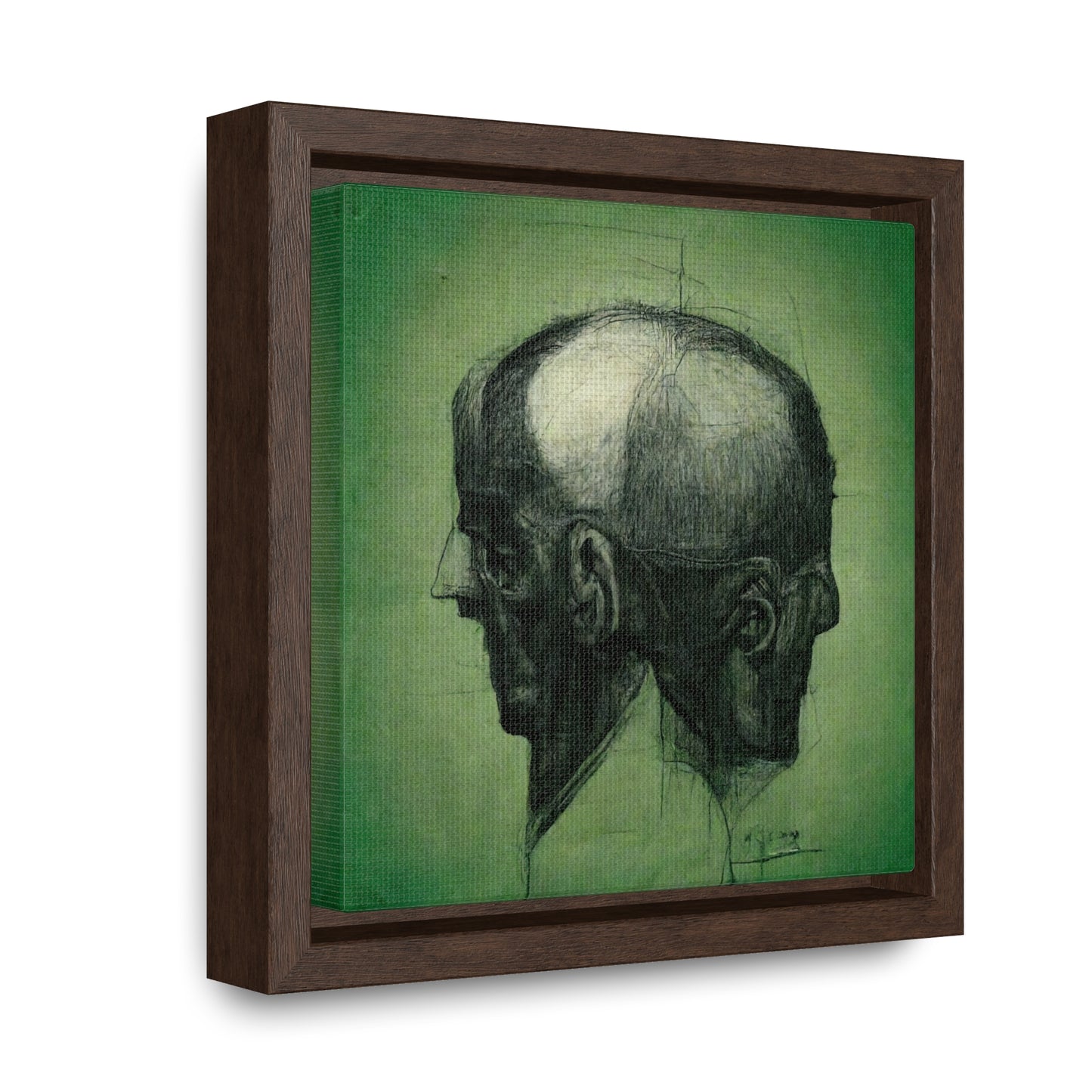 Heads 17, Valentinii, Gallery Canvas Wraps, Square Frame