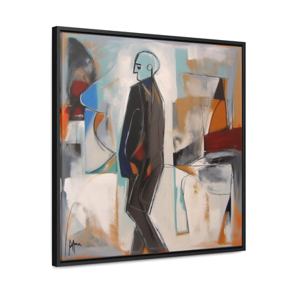 Sad Man 15, Valentinii, Gallery Canvas Wraps, Square Frame