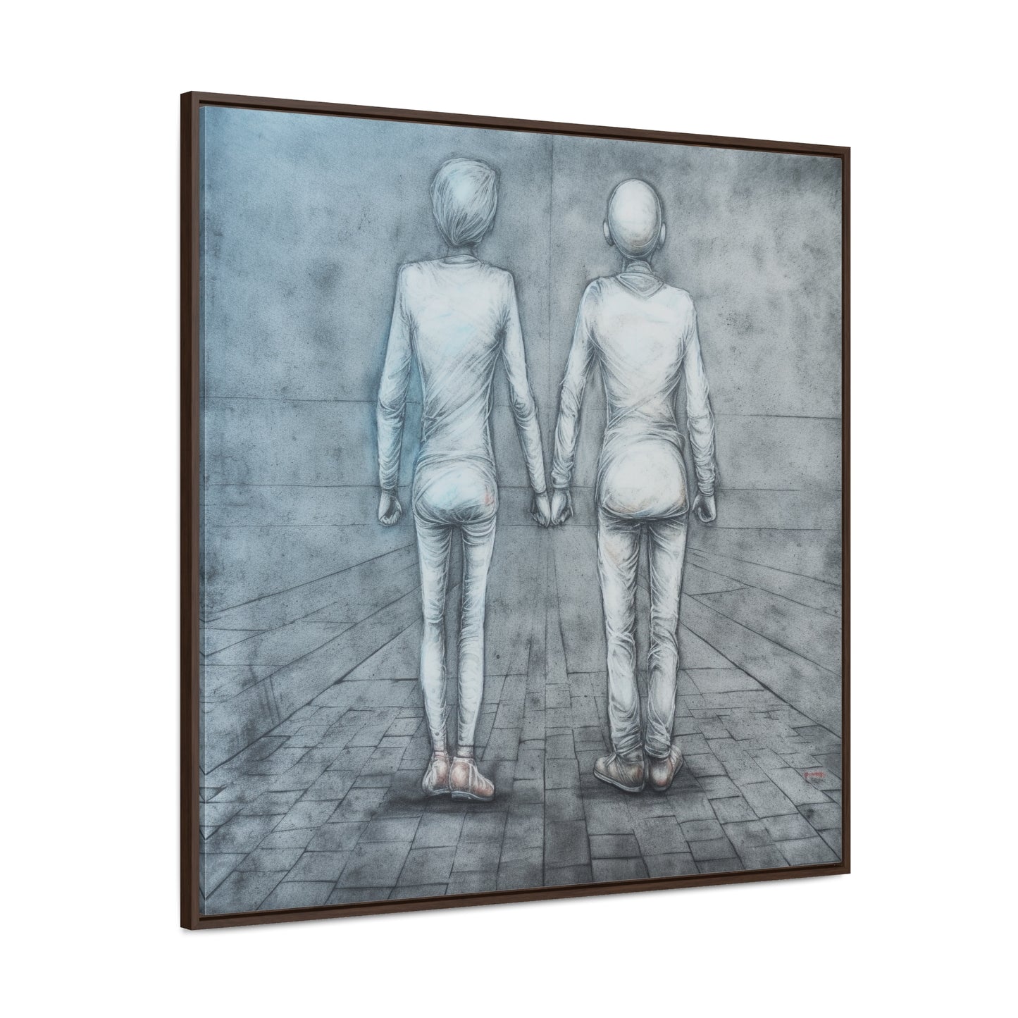 The Courage of Vulnerability 3, Valentinii, Gallery Canvas Wraps, Square Frame