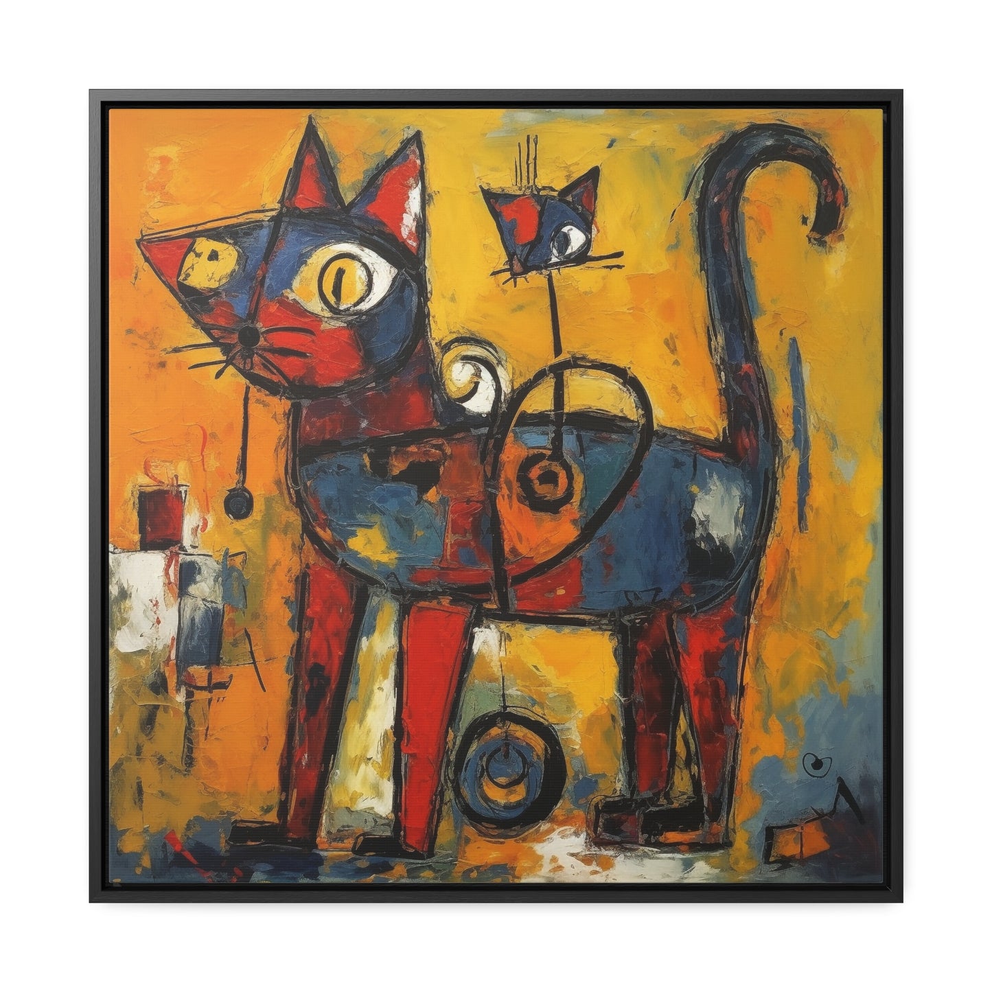 Cat 97, Gallery Canvas Wraps, Square Frame