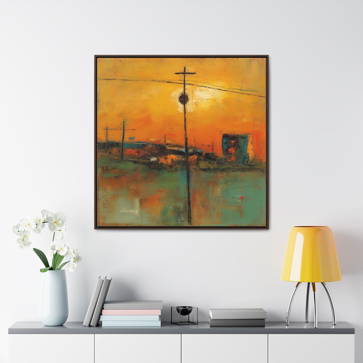 Land of the Sun 57, Valentinii, Gallery Canvas Wraps, Square Frame