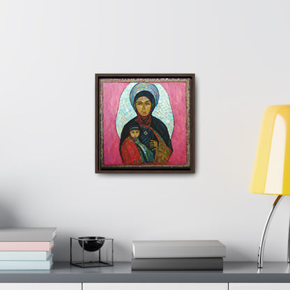 Mary and the Child 11, Valentinii, Gallery Canvas Wraps, Square Frame