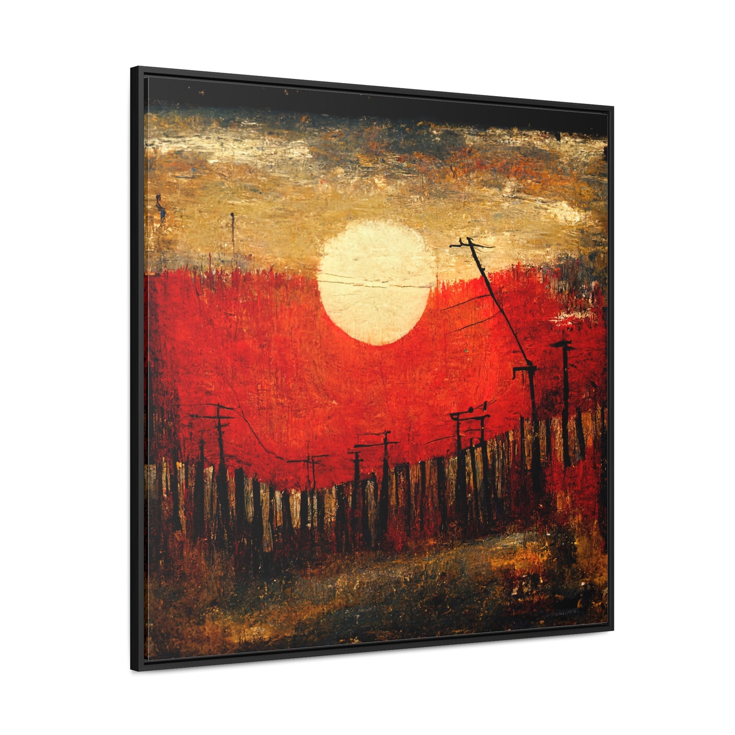 Land of the Sun 19, Valentinii, Gallery Canvas Wraps, Square Frame