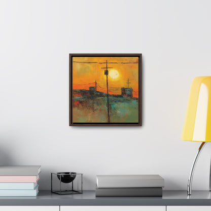 Land of the Sun 53, Valentinii, Gallery Canvas Wraps, Square Frame