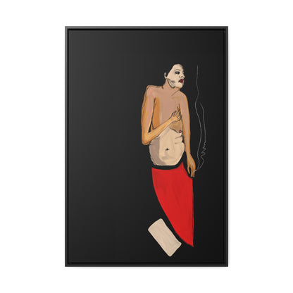 A Depressive Aladdin, Original Eduard Pavel, Gallery Canvas Wraps, Vertical Frame