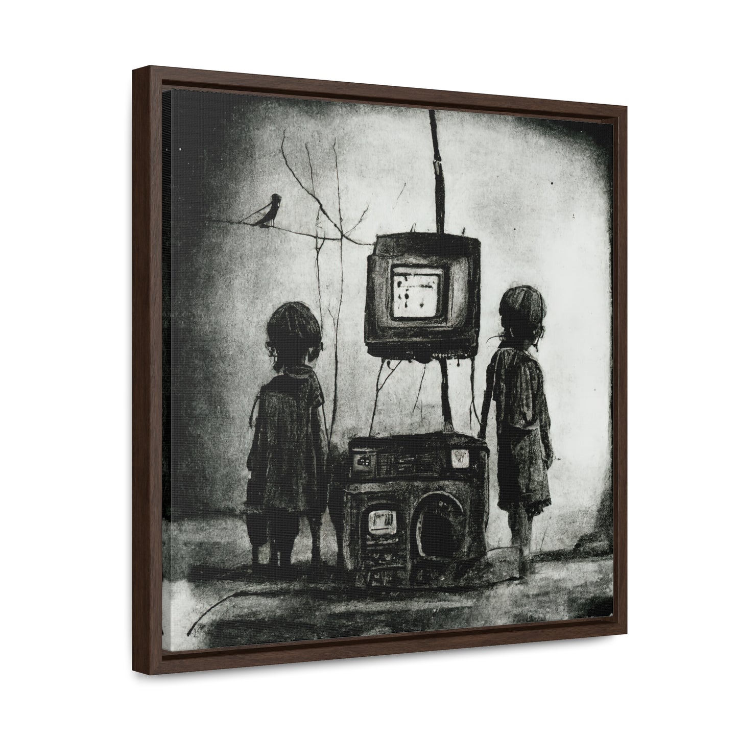 Childhood Wave 8, Valentinii, Gallery Canvas Wraps, Square Frame