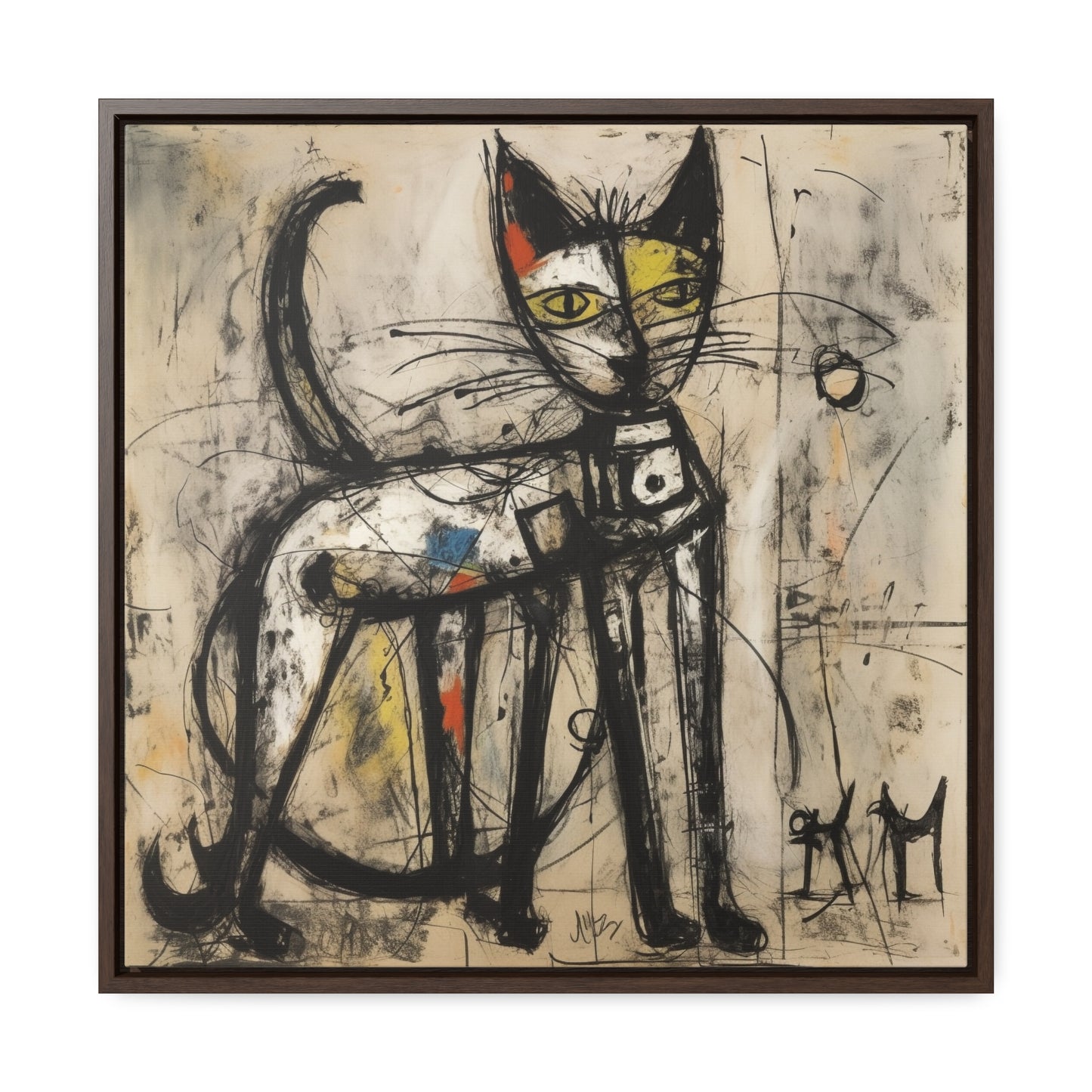 Cat 49, Gallery Canvas Wraps, Square Frame