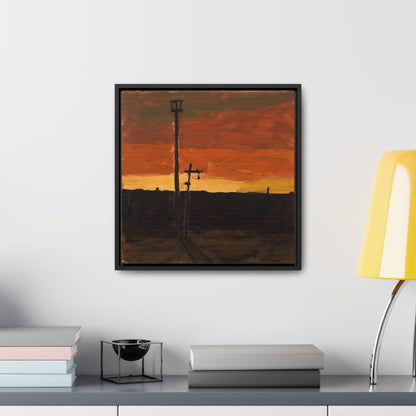 Land of the Sun 77, Valentinii, Gallery Canvas Wraps, Square Frame
