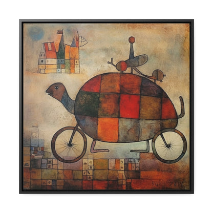 Turtle, Gallery Canvas Wraps, Square Frame