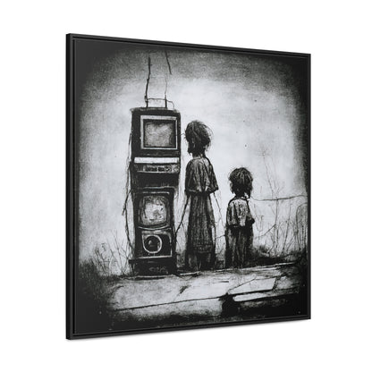 Childhood Wave 5, Valentinii, Gallery Canvas Wraps, Square Frame