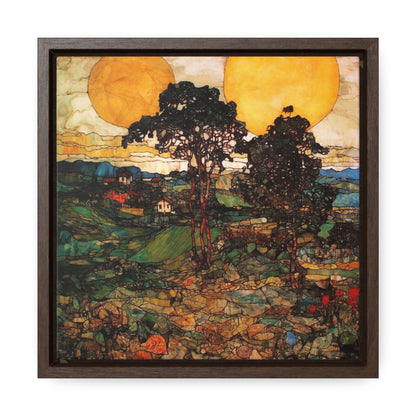 Land of the Sun 38, Gallery Canvas Wraps, Square Frame