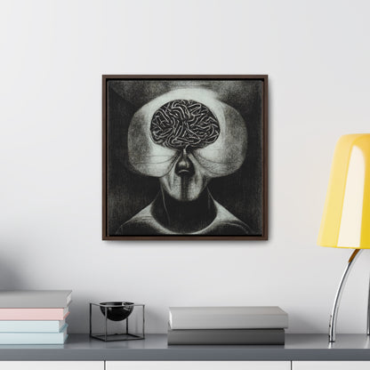 Brain 38, Valentinii, Gallery Canvas Wraps, Square Frame