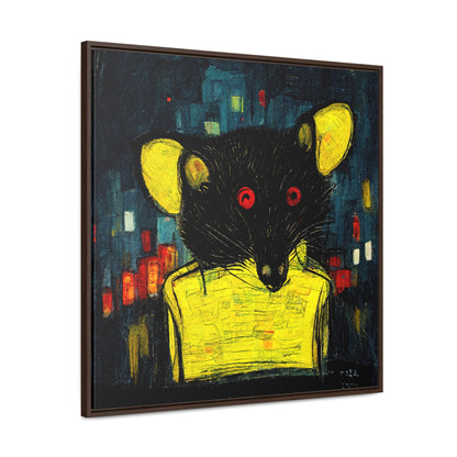 Urban Rat 7, Valentinii, Gallery Canvas Wraps, Square Frame