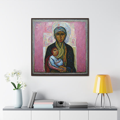 Mary and the Child 25, Valentinii, Gallery Canvas Wraps, Square Frame